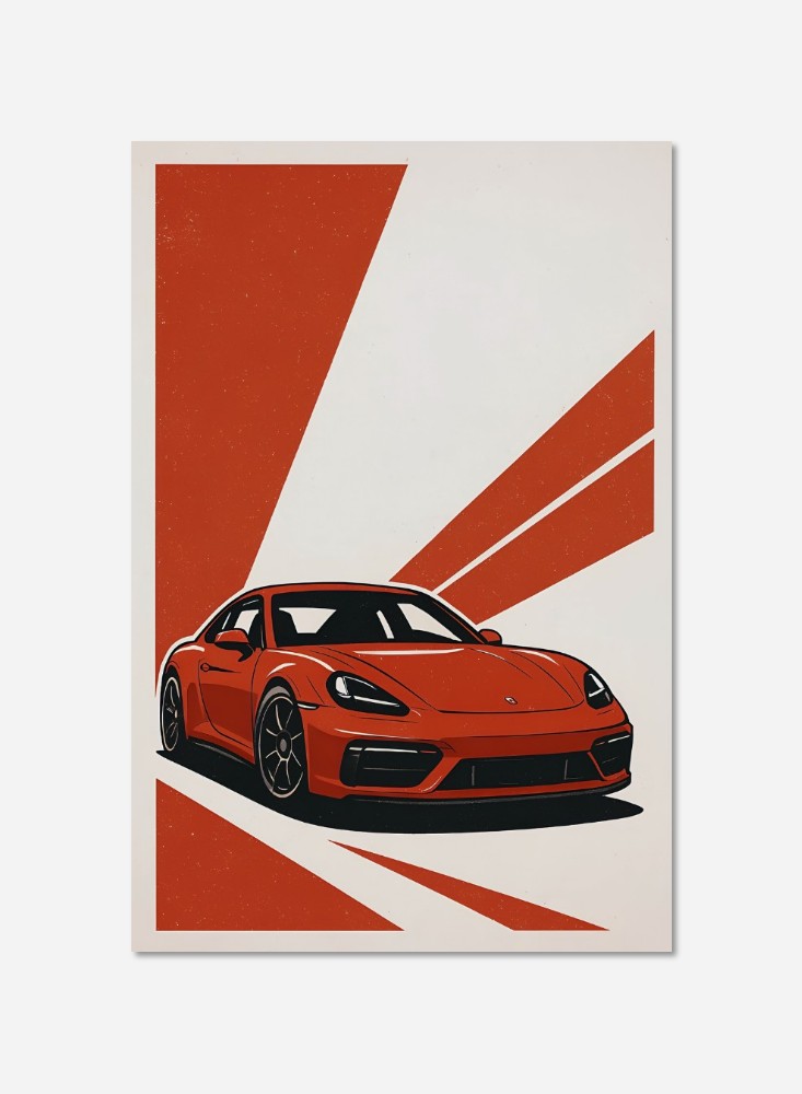 Affiche Porsche