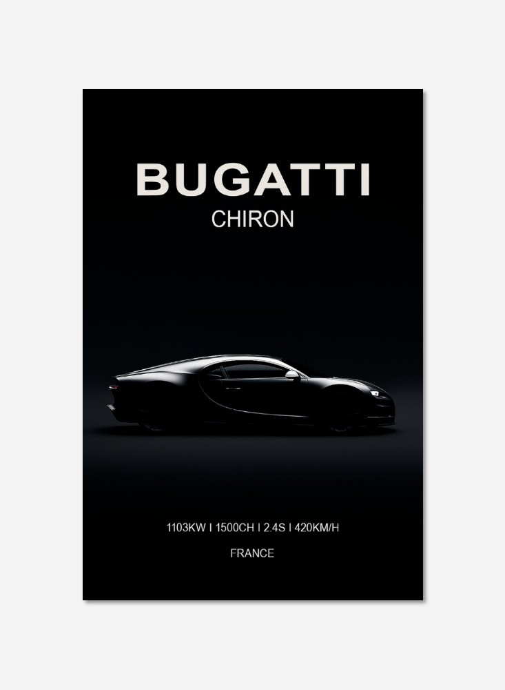 Affiche Bugatti