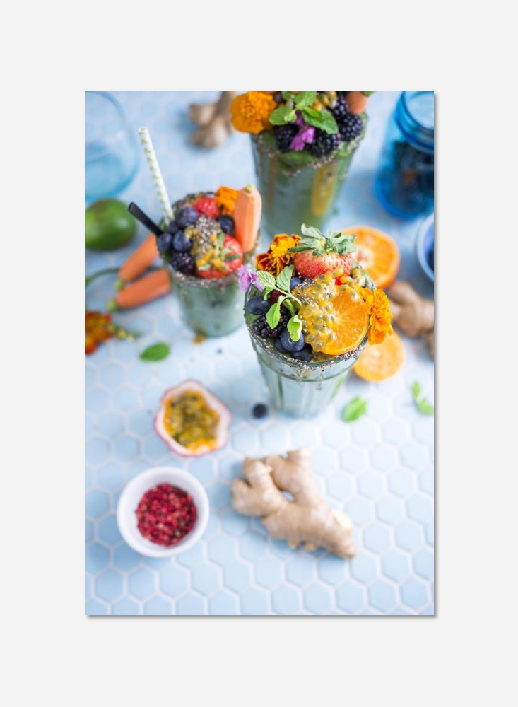 Smoothies vitaminés aux fruits