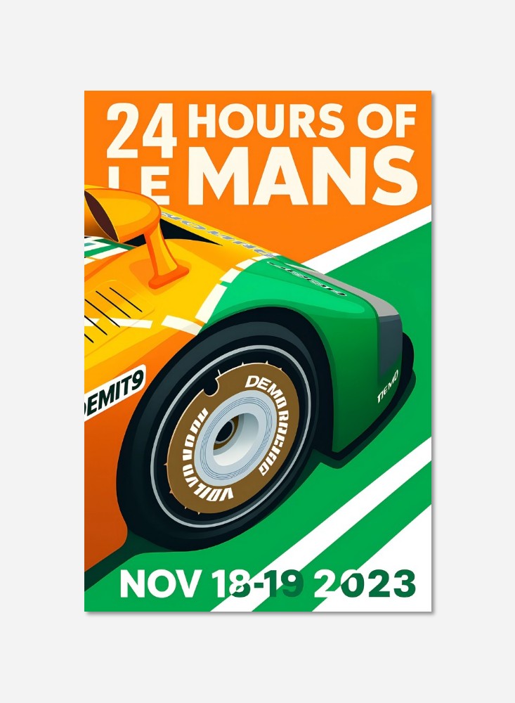Affiche 24h du Mans