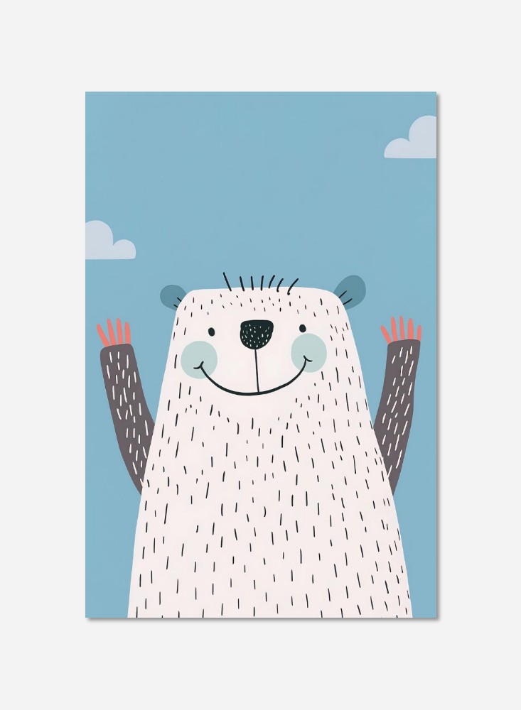 Sourire au ciel bleu