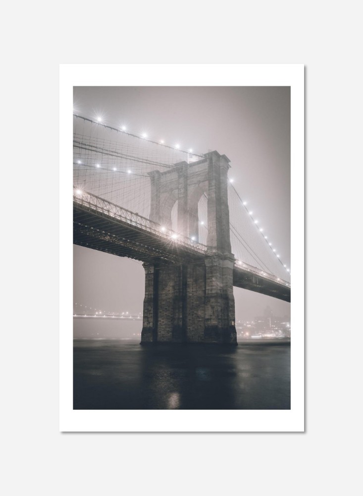 Nuit sur le Pont de Brooklyn